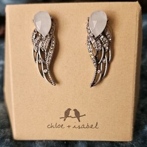 Chloe + Isabel Silverwing Linear Drop Earrings